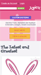 Mobile Screenshot of apexembdesigns.com